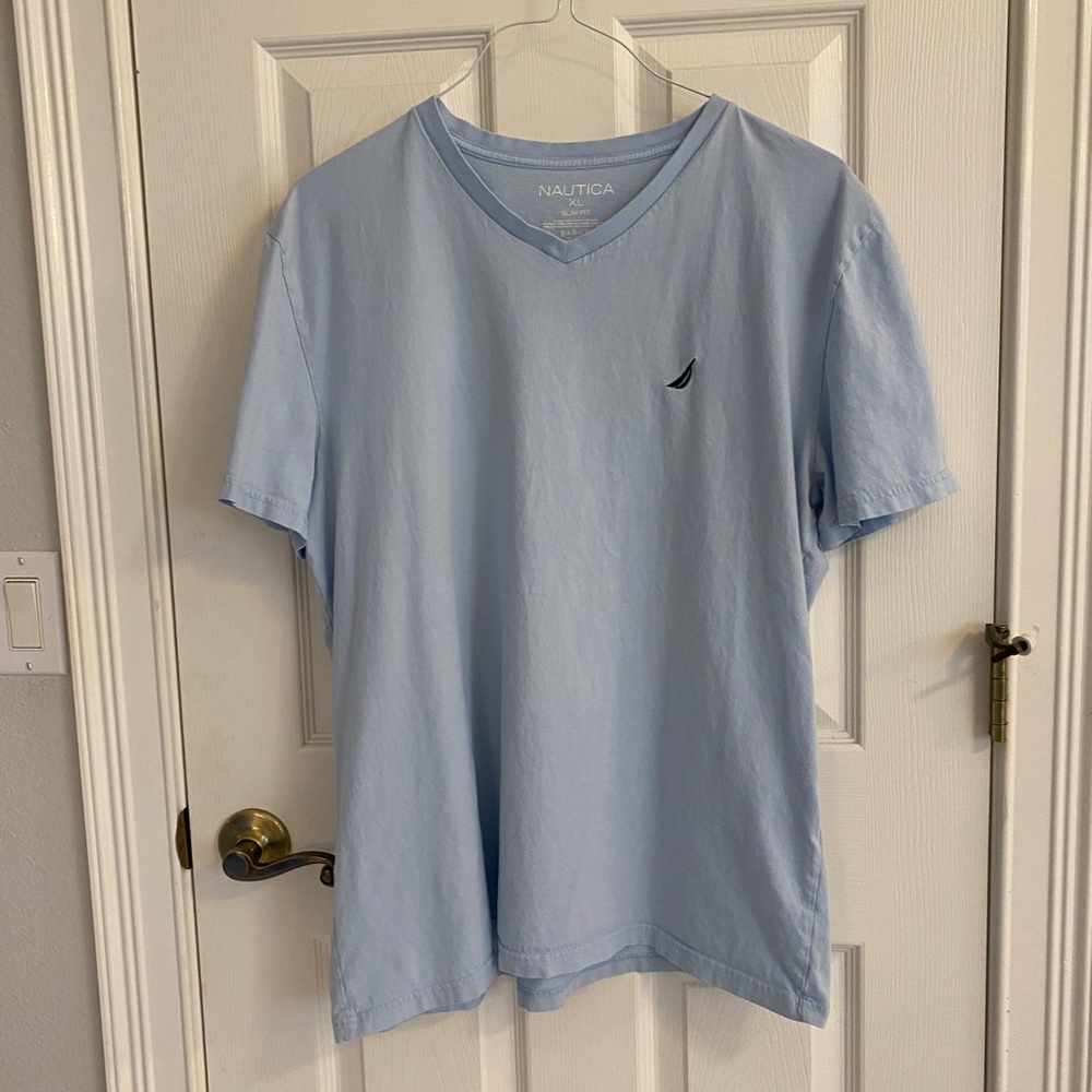 Men’s Light Blue Nautica T Shirt